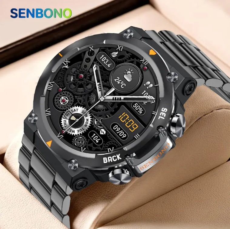 MAX18 AMOLED 1.43 Inch Smartwatch Bluetooth Call Sports AI Voice Watch