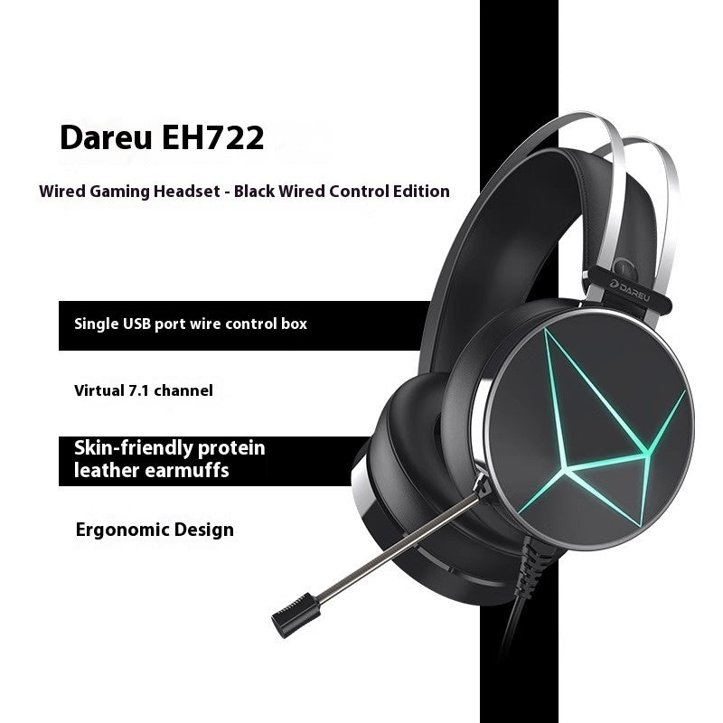 Electronic Sports Noise Cancelling Wired Headphones