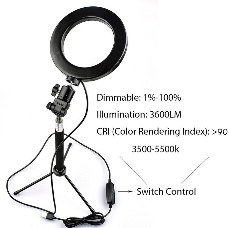 Lifting LED Ring light