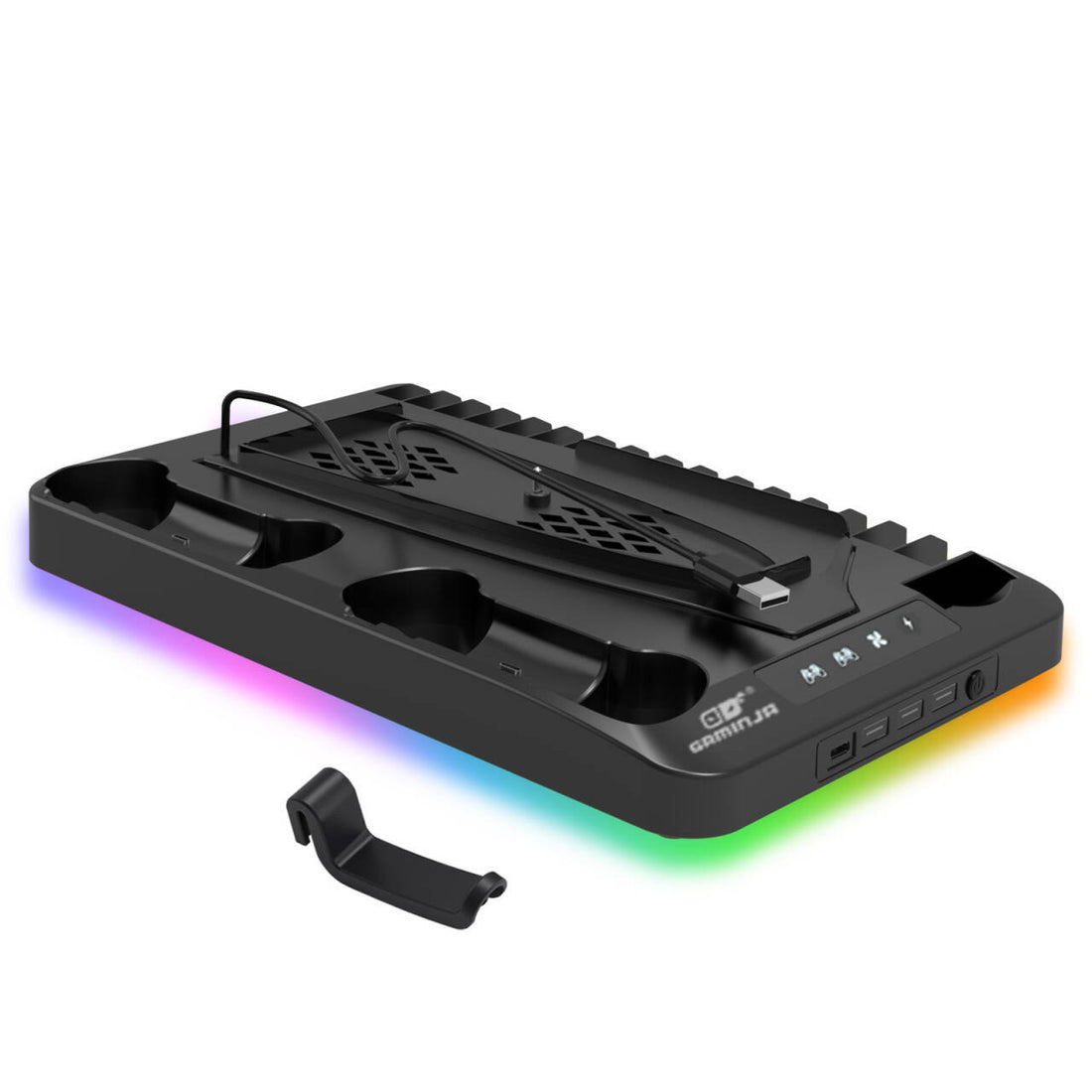 PS5 Controller Charging Base Multi-Function Stand Earphone Disc Storage Rack