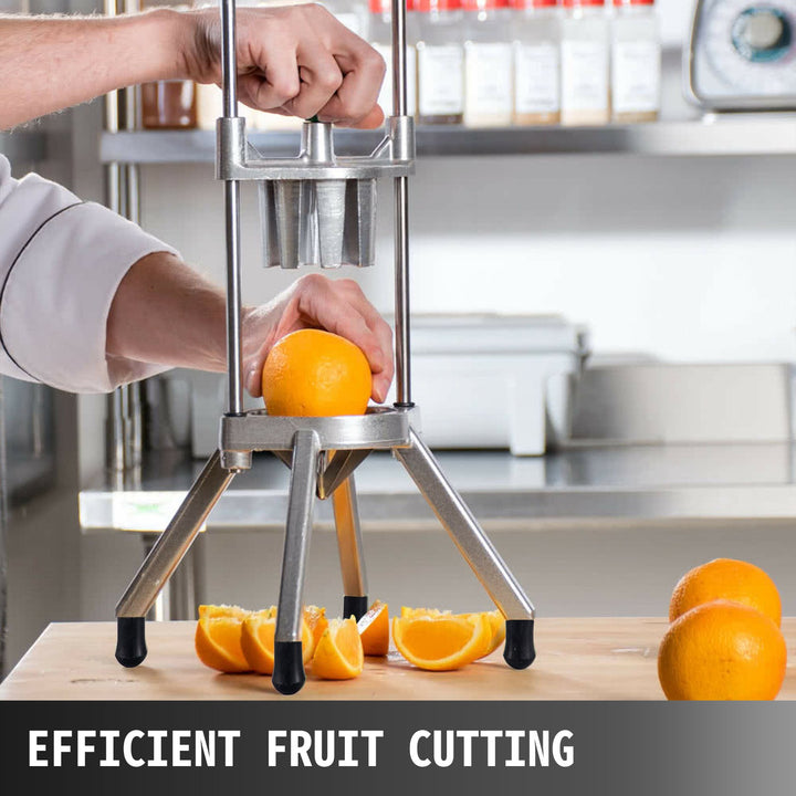 VEVOR 8-Wedge Commercial Lemon Lime Slicer Stainless Steel Fruit Wedger