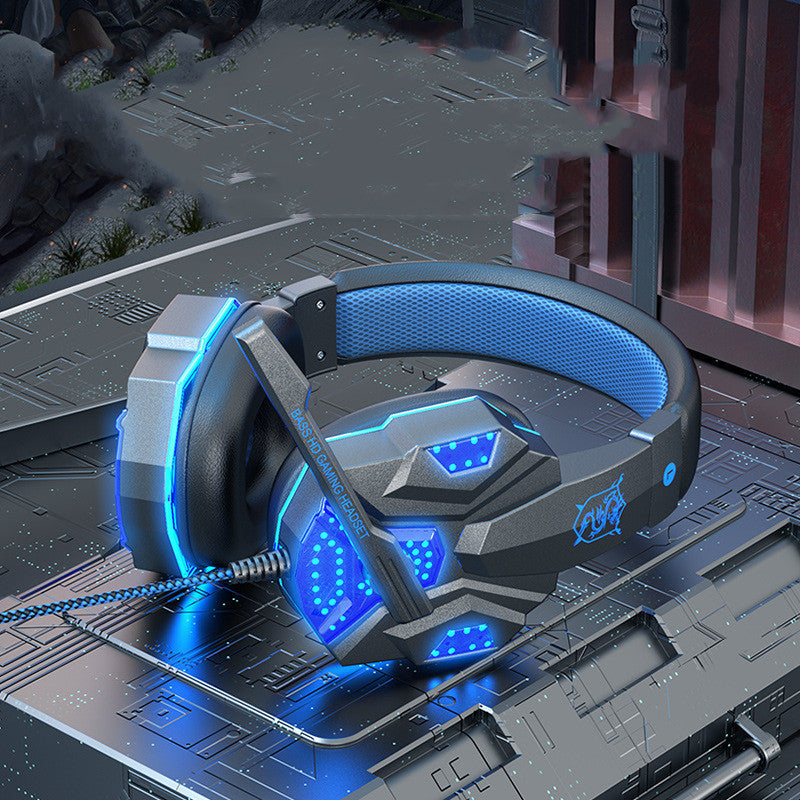 7.1 Wire-controlled Headset Light-emitting Headphones
