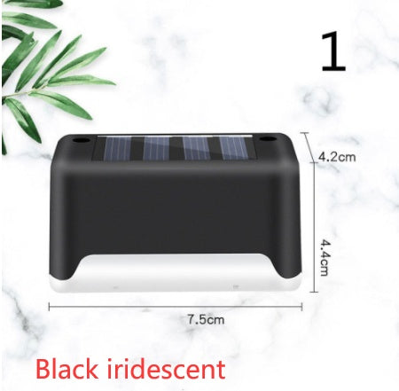 Waterproof LED Solar Fence Deck Step Light for Outdoor Garden Pathway