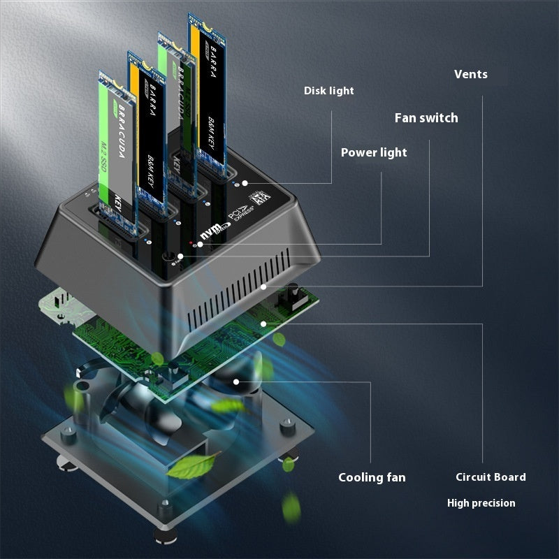 M2 Dual Protocol SSD Solid State Drive Base