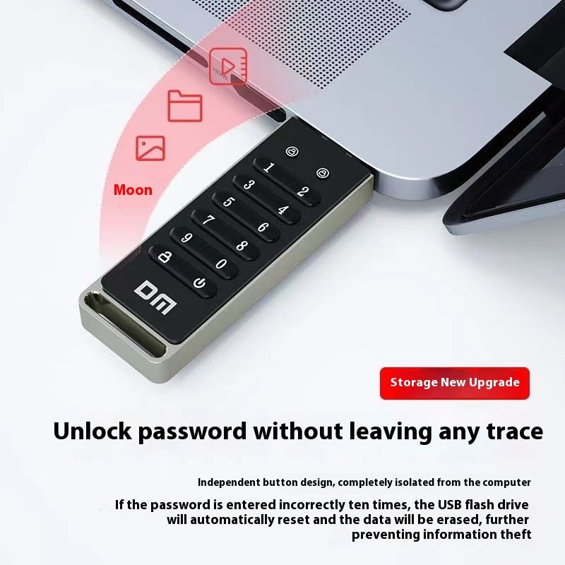 USB 3.0 Intelligent Digital Encryption Security Flash Drive