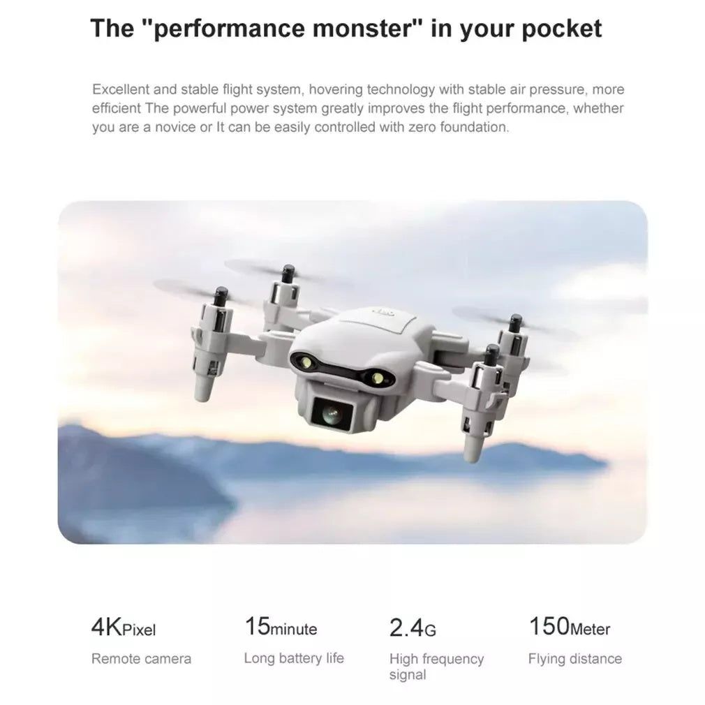 V9 Mini Drone 720P HD FPV Foldable RC Quadcopter