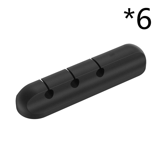 Silicone USB Cable Winder Desktop Organizer and Cable Protector