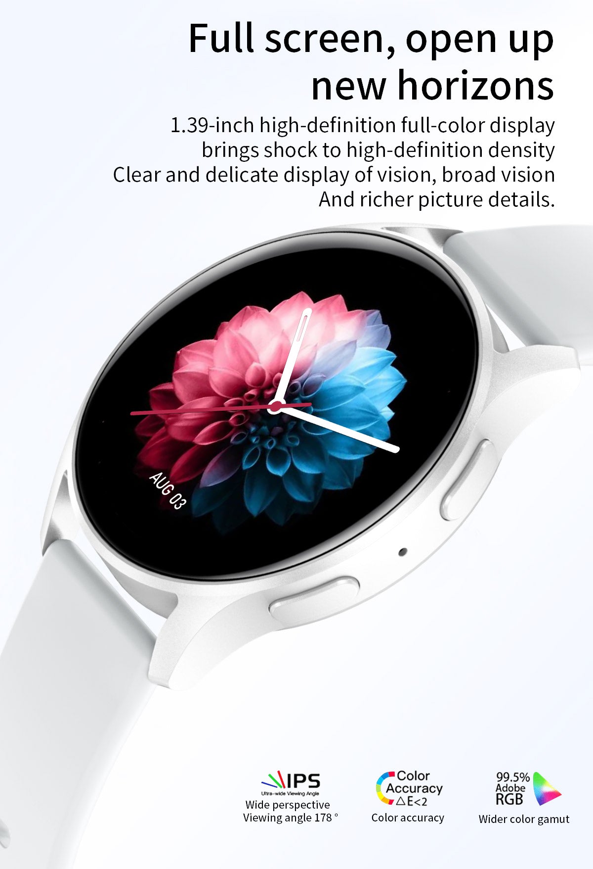 Trendy Smart Watch With Call Answering Fitness Tracker Pedometer Notifications