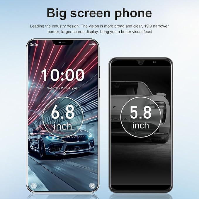 C24 Ultra 5G Unlocked Smartphone Android 14 12GB 512GB 6800mAh Battery
