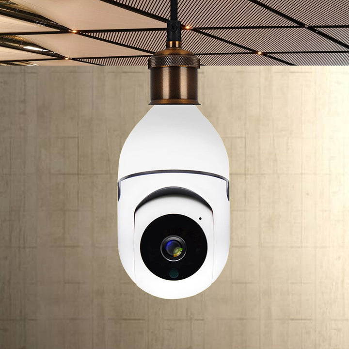 Yilot Bulb WiFi Camera Shaking Head Home Security Monitor