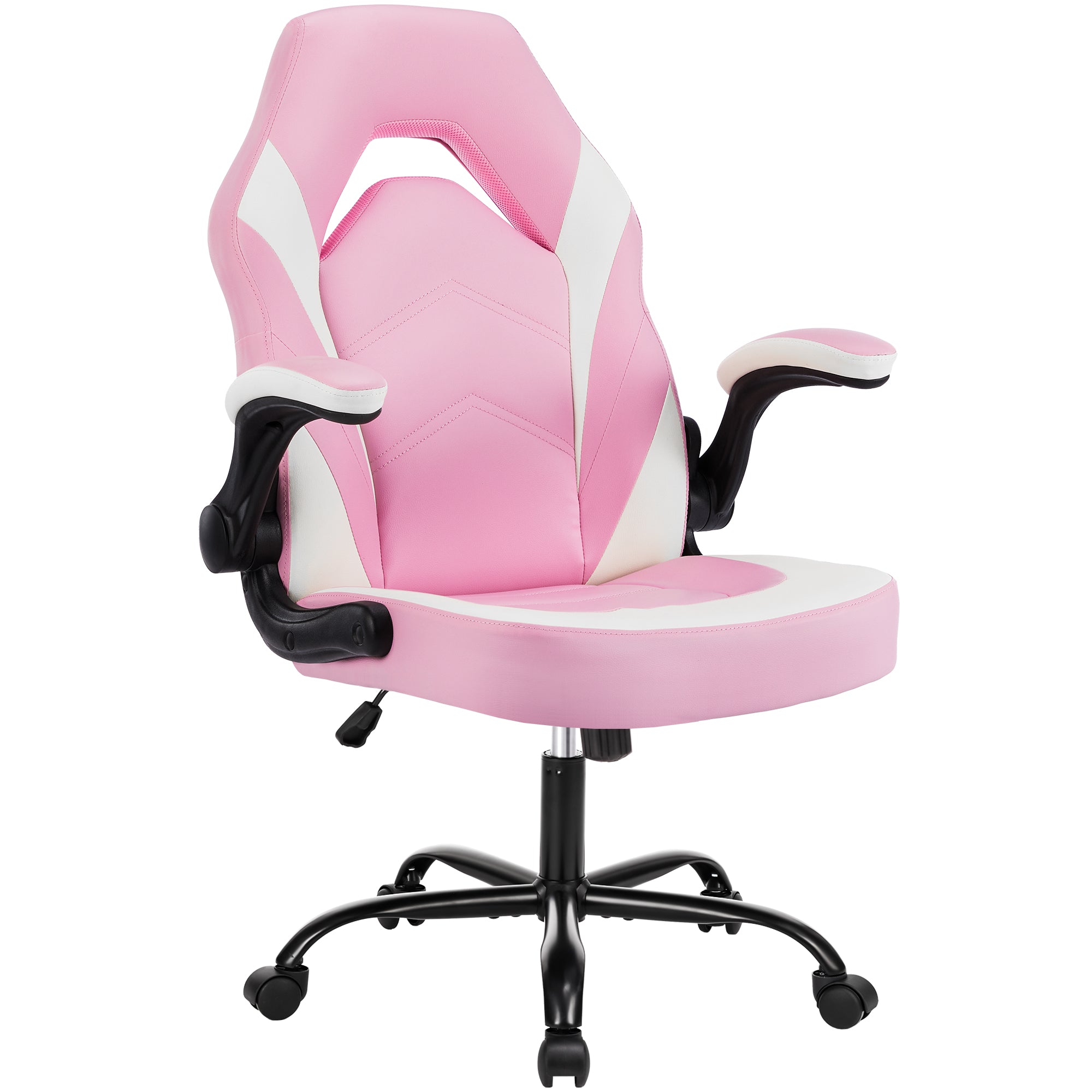PU Leather Ergonomic Office Gaming Chair Lumbar Support Swivel