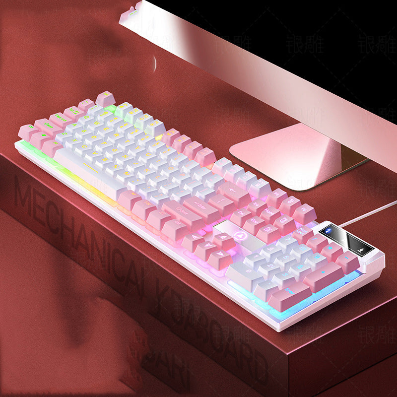 Keyboard Luminous Wired Computer