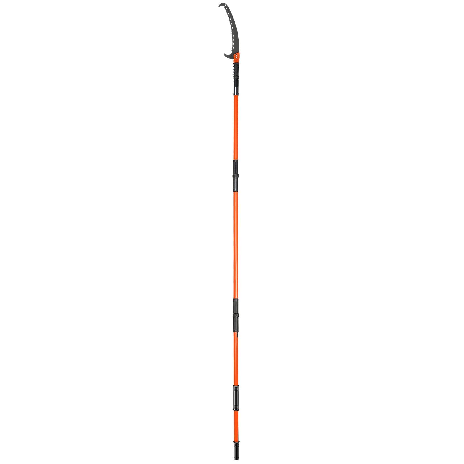 VEVOR 27FT Extendable Pole Saw Tree Pruner Fiberglass Handle Steel Blade