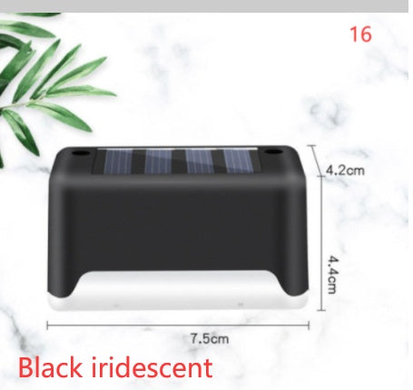 Waterproof LED Solar Fence Deck Step Light for Outdoor Garden Pathway