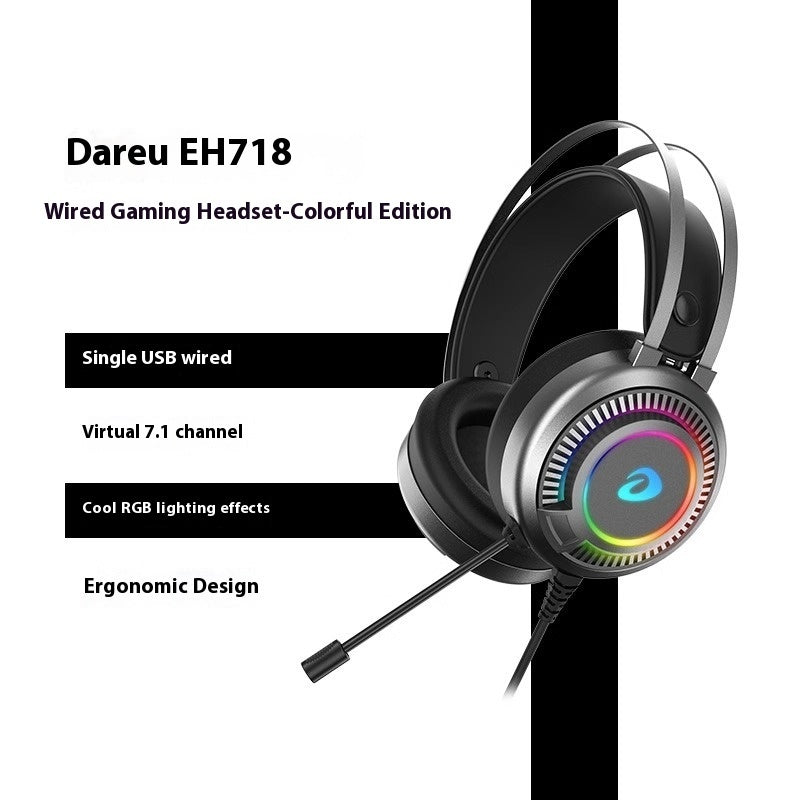 Electronic Sports Noise Cancelling Wired Headphones
