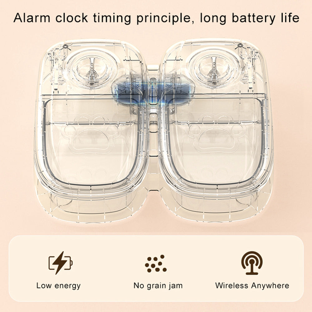Automatic Pet Feeder Smart Food Dispenser with Timer for Cats and Dogs